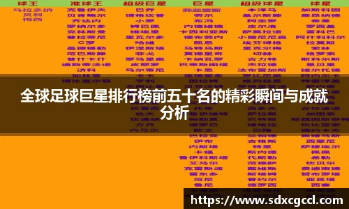 全球足球巨星排行榜前五十名的精彩瞬间与成就分析